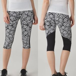 Lululemon | Real Quick Crop in Posey Black